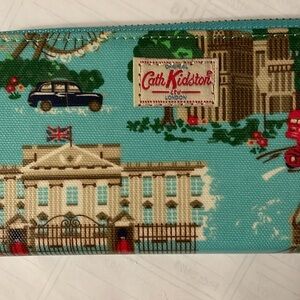 Cath Kidston Scenes of London Turquoise Wallet, Brand new, never used.